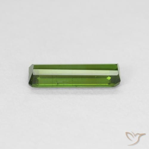 Turmalina Verde médio Natural 0.91ct, Corte Octógono / Esmeralda, VS