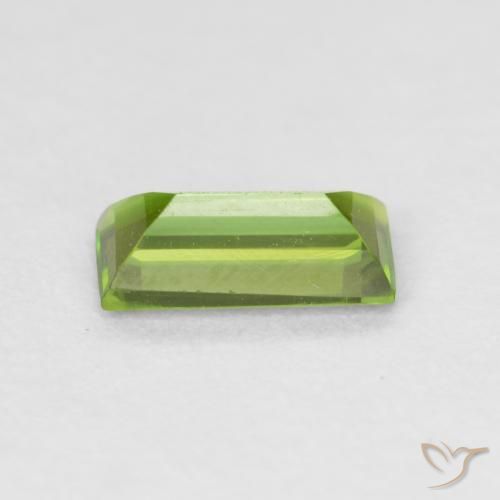 Turmalina Verde floresta Natural 0.70ct, baguete, VVS