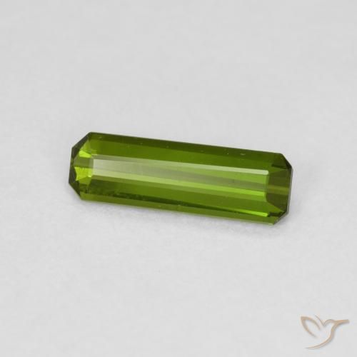 Turmalina Verde floresta Natural 0.66ct, Corte Octógono / Esmeralda, VVS