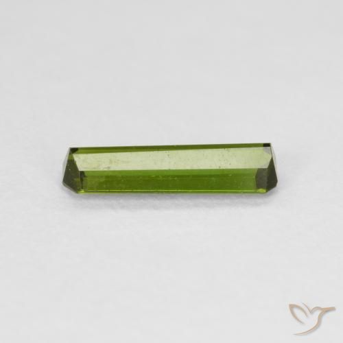 Turmalina Verde floresta Natural 0.66ct, Corte Octógono / Esmeralda, VVS
