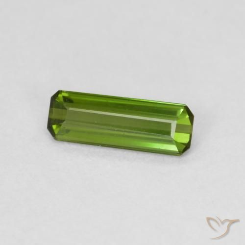 Turmalina verde escuro Natural 0.60ct, Corte Octógono / Esmeralda, VVS