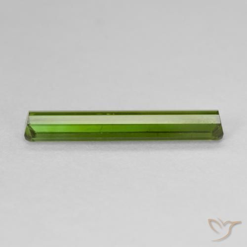 Turmalina Verde Terroso Natural 1.92ct, Corte Octógono / Esmeralda, VVS