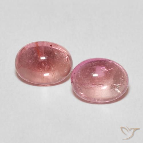 2.79ctw Natural Laranja Rosa Turmalina, oval, Transparente