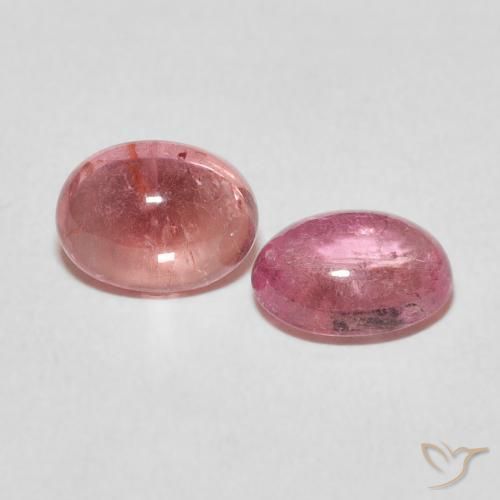 Pedras preciosas de Turmalina Laranja Rosa natural de 2.79 ct, oval, Transparente