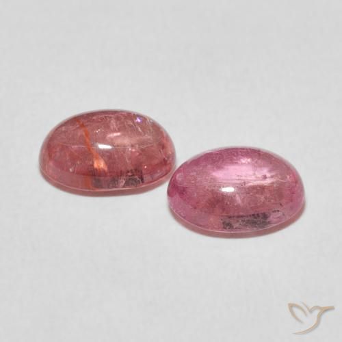 Pedras preciosas de Turmalina Laranja Rosa natural de 2.79 ct, oval, Transparente