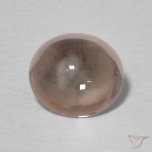 0.88ct Natural Rosa Alaranjado Turmalina, oval, Transparente