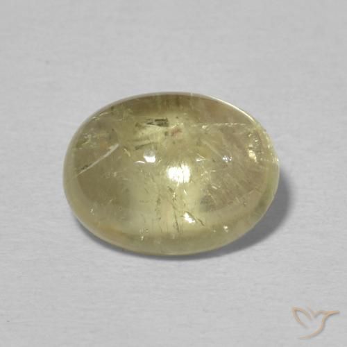 2.29ct Natural Luz amarela Turmalina, oval, Transparente