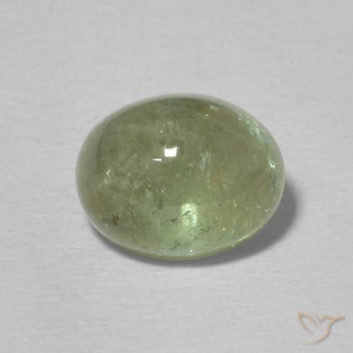 2.40ct Natural Terra Pálida Verde Turmalina, oval, Transparente
