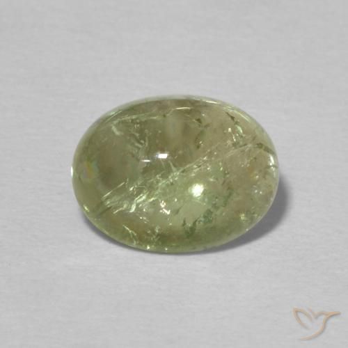1.92ct Natural verde quente Turmalina, oval, Transparente