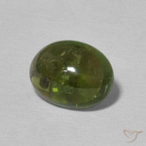 Turmalina Verde médio Natural 1.75ct, oval, Transparente