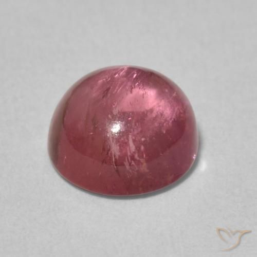 Turmalina Rosa Intenso Natural 1.81ct, Redondo, Transparente