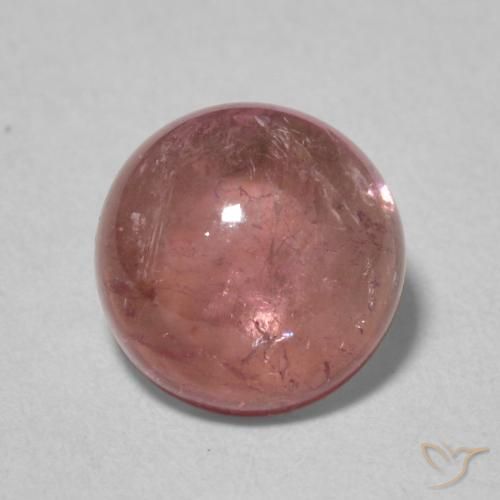 1.79ct Natural rosa médio Turmalina, Redondo, Transparente
