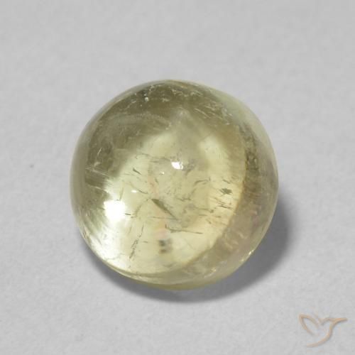 Turmalina Ouro Natural 1.86ct, Redondo, Transparente