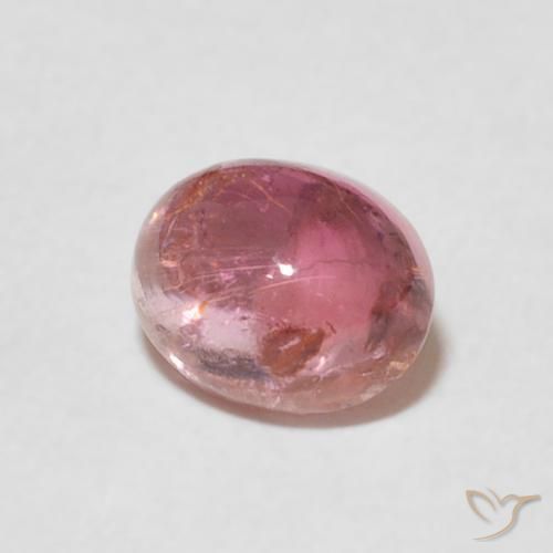 Turmalina Luz rosa Natural 1.18ct, oval, Transparente