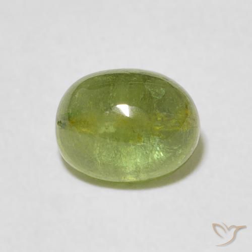 1.33ct Natural Verde médio Turmalina, oval, Transparente