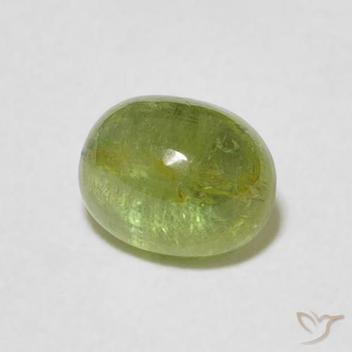 Turmalina Verde médio Natural 1.33ct, oval, Transparente