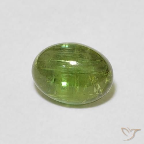 Turmalina Verde médio Natural 0.82ct, oval, Transparente