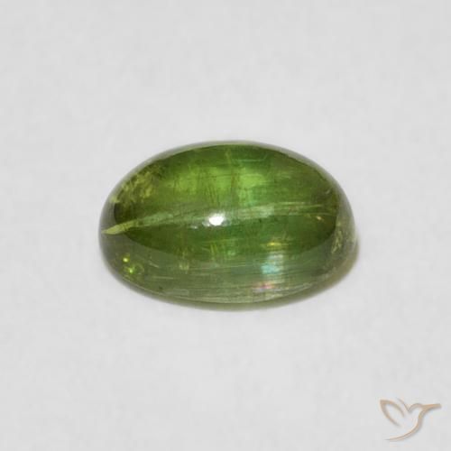 Turmalina Verde médio Natural 0.82ct, oval, Transparente