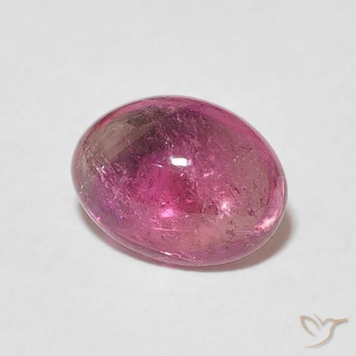 Turmalina ponche de frutas vermelhas Natural 1.26ct, oval, Transparente