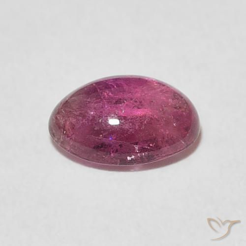 Turmalina ponche de frutas vermelhas Natural 1.26ct, oval, Transparente