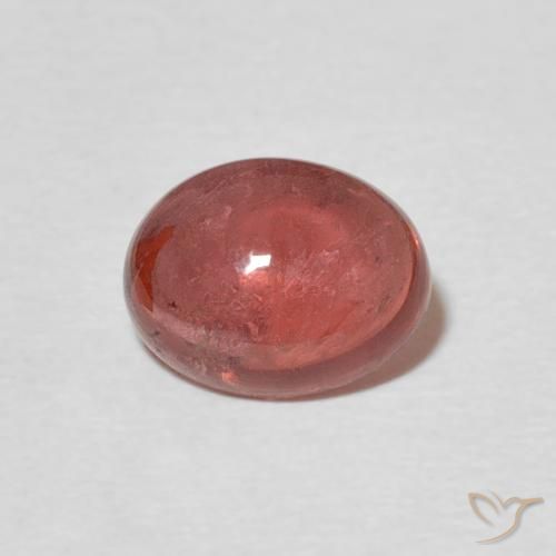 1.37ct Natural Framboesa Rosa Turmalina, oval, Transparente