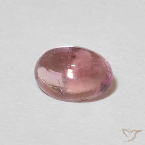 Turmalina Rosa quente Natural 1.15ct, oval, Transparente