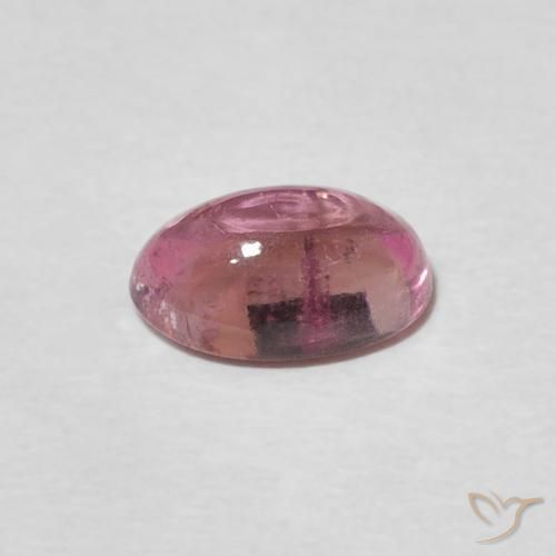 Turmalina Rosa quente Natural 1.15ct, oval, Transparente