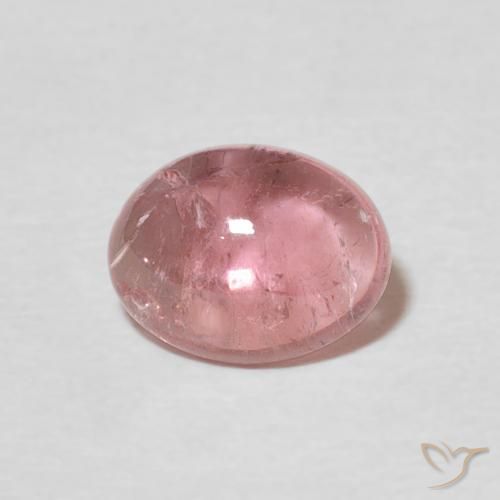 1.31ct Natural Rosa chiclete Turmalina, oval, Transparente