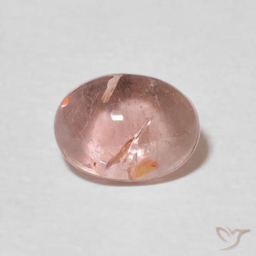 1.40ct Natural Luz rosa Turmalina, oval, Transparente