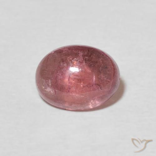 1.37ct Natural Medium Dark-Pink Turmalina, oval, Transparente