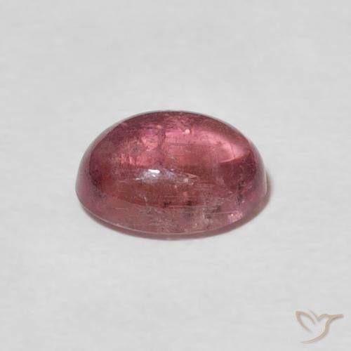 Turmalina Medium Dark-Pink Natural 1.37ct, oval, Transparente