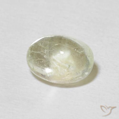 Turmalina Amarelo claro Natural 1.59ct, oval, Transparente