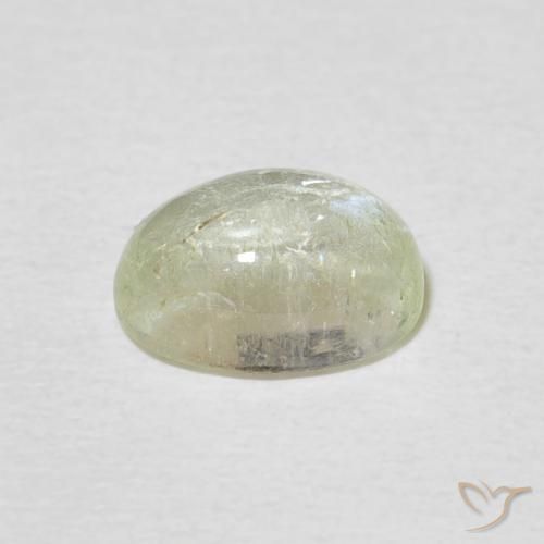 Turmalina Amarelo claro Natural 1.59ct, oval, Transparente