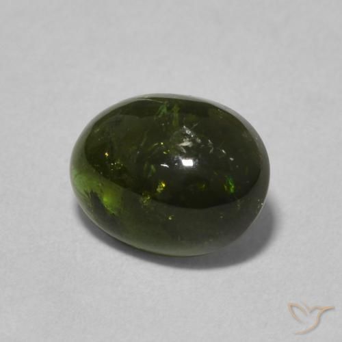 Turmalina Verde floresta Natural 1.51ct, oval, Transparente