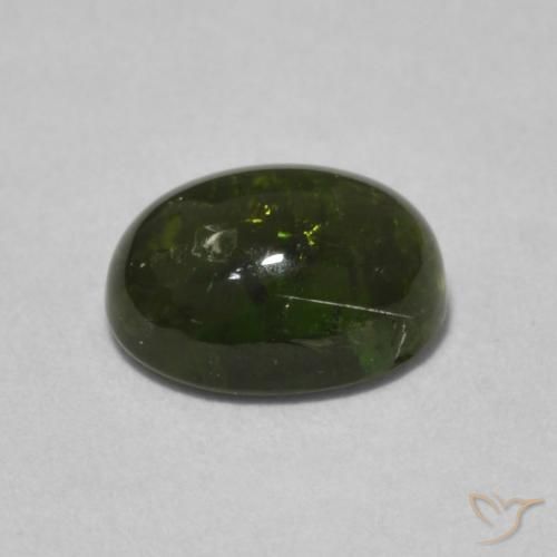 Turmalina Verde floresta Natural 1.51ct, oval, Transparente