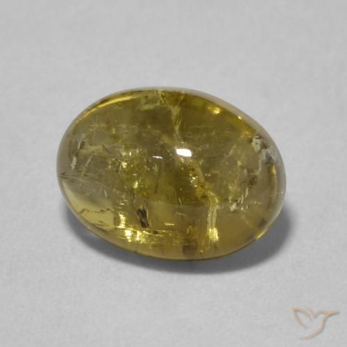 Turmalina Dourado Natural 1.63ct, oval, Transparente