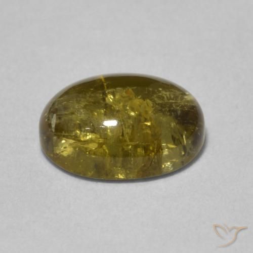 Turmalina Dourado Natural 1.63ct, oval, Transparente