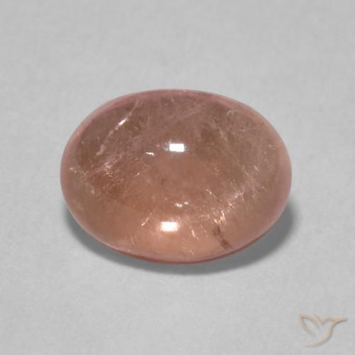 1.43ct Natural Rosa salmão Turmalina, oval, Transparente