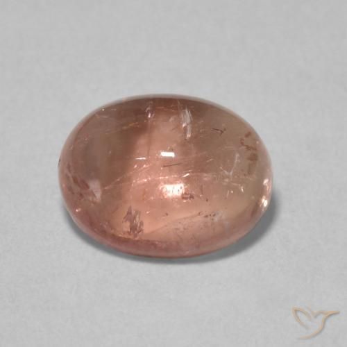1.29ct Natural rosa médio Turmalina, oval, Transparente