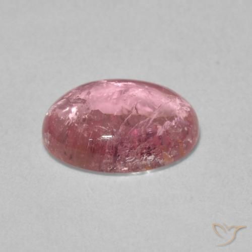 Turmalina Tom Rosa Chiclete Natural 1.12ct, oval, Transparente