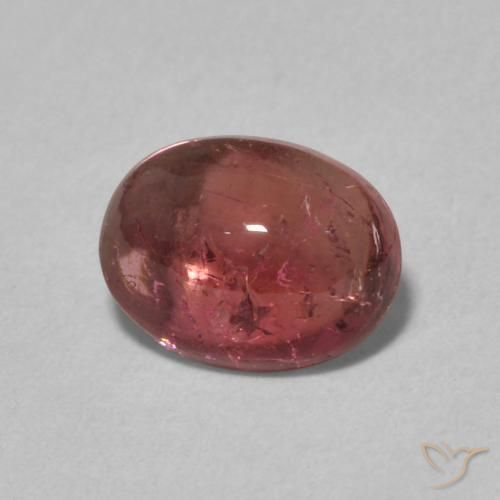 Turmalina Laranja Rosa Natural 1.21ct, oval, Transparente