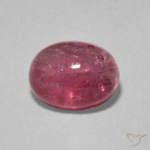 1.36ct Natural roxo médio Turmalina, oval, Transparente
