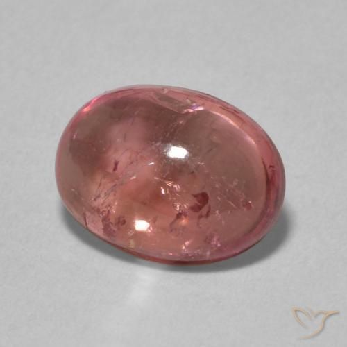 Turmalina Rosa escuro Natural 1.57ct, oval, Transparente
