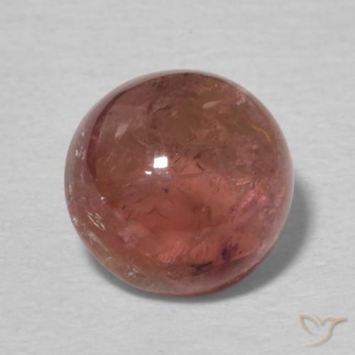 Turmalina rosa médio Natural 1.57ct, Redondo, Transparente