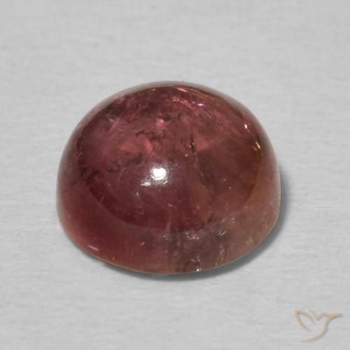 Turmalina rosa médio Natural 1.57ct, Redondo, Transparente