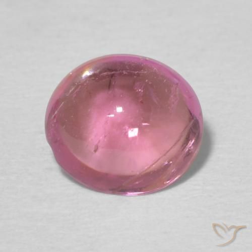 0.92ct Natural Rosa chiclete Turmalina, oval, Transparente