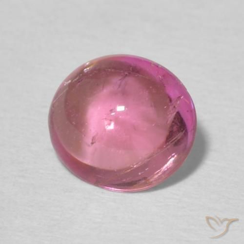 Turmalina Rosa chiclete Natural 0.92ct, oval, Transparente