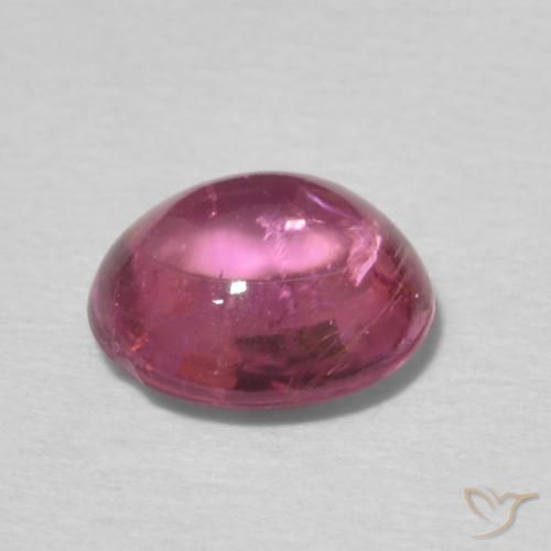 Turmalina Rosa chiclete Natural 0.92ct, oval, Transparente