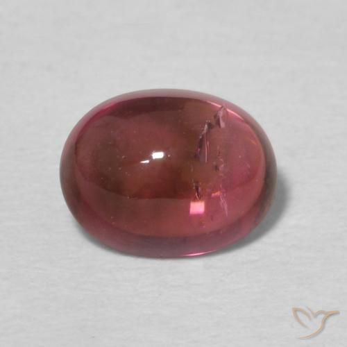 0.89ct Natural Rosa escuro Turmalina, oval, Transparente
