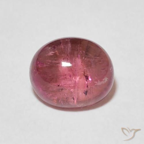 2.17ct Natural Roxo Real Turmalina, oval, Transparente